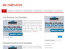 Tablet Screenshot of microsofttemplates.org